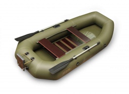 Гребная лодка с навесным транцем Камыш 2700 с вкладной складной сланью