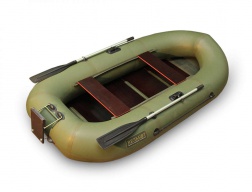 Гребная лодка с навесным транцем Удача 2700 В2 с вкладным реечным дном