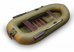 Гребная лодка с навесным транцем Удача 2900 В2 с вкладным реечным дном