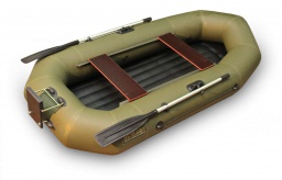 Гребная лодка ВУД 2 с навесным транцем и вкладной складной сланью